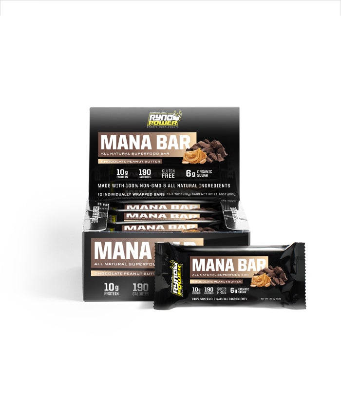 MANA Protein Bar Chocolate Peanut Butter | Box of 12