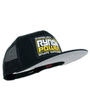 Black Mesh Snapback Hat