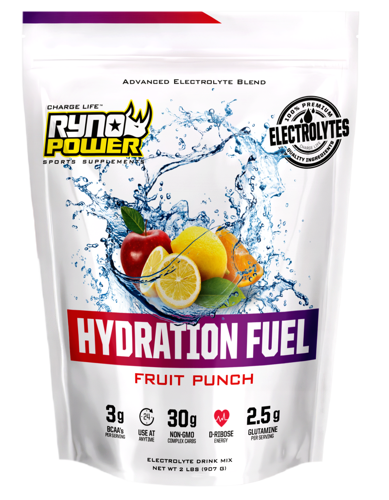 HYDRATION FUEL Fruit Punch Electrolyte Drink Mix