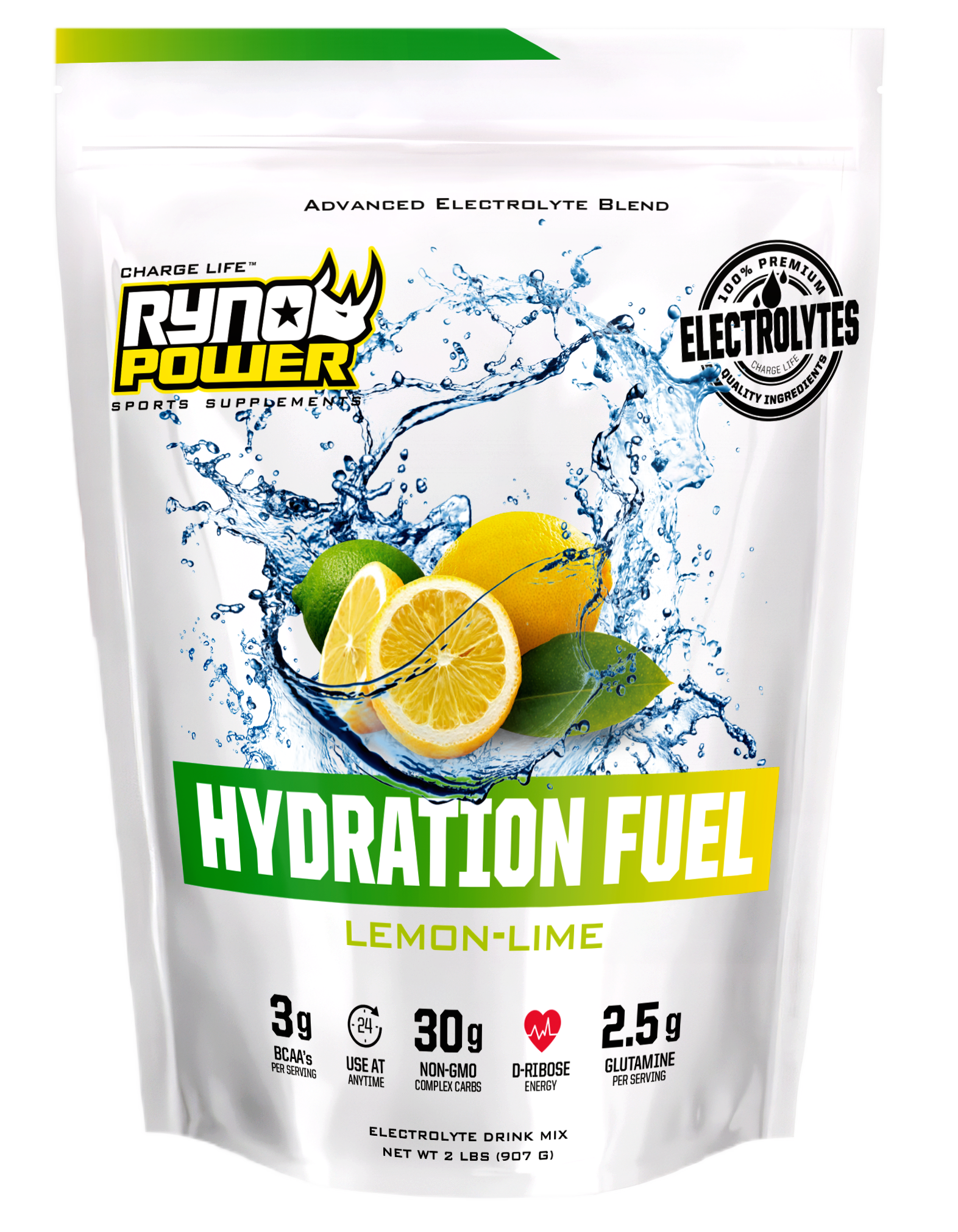 HYDRATION FUEL Lemon-Lime Electrolyte Drink Mix