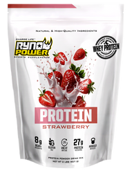 PROTEIN Premium Whey Strawberry Powder