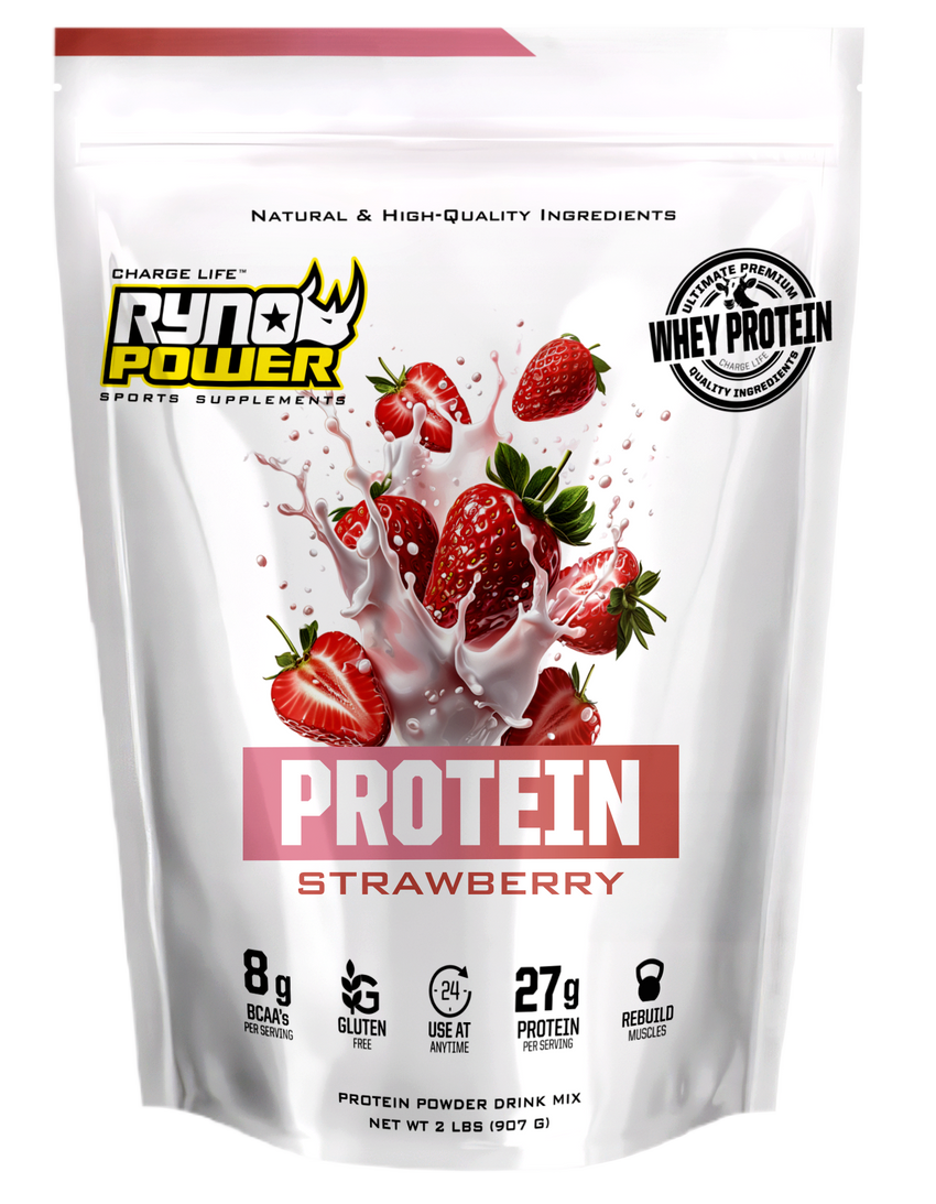 PROTEIN Premium Whey Strawberry Powder