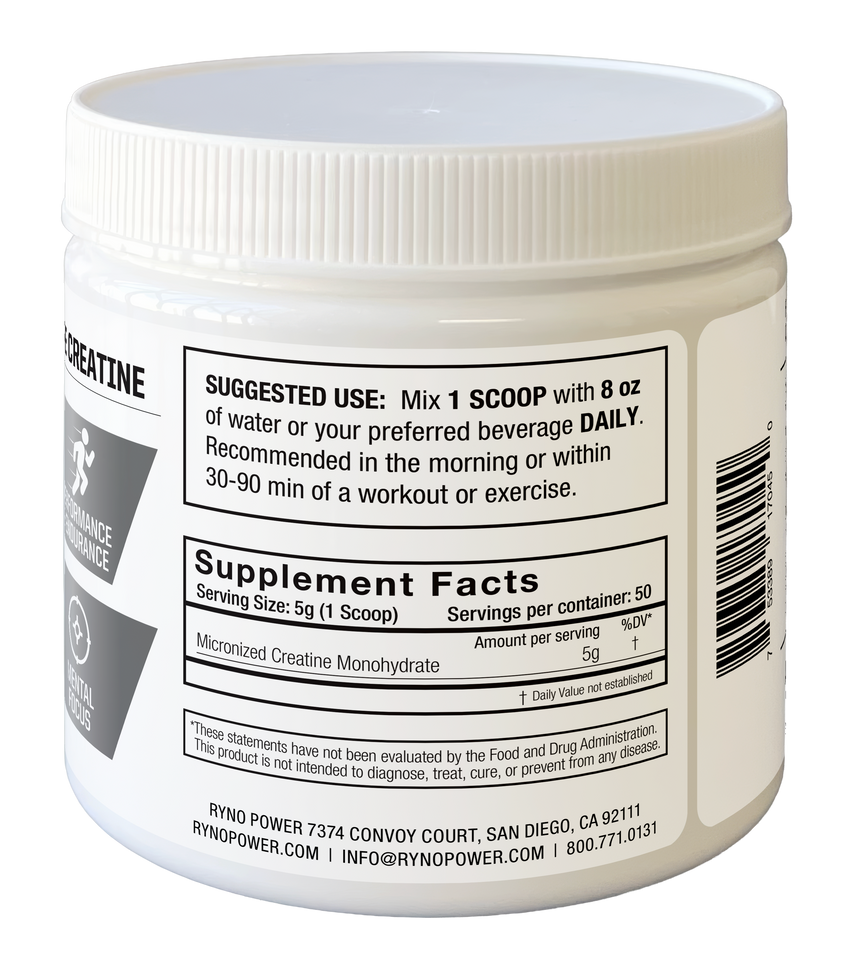 PURE Creatine Monohydrate Tub 50 Servings