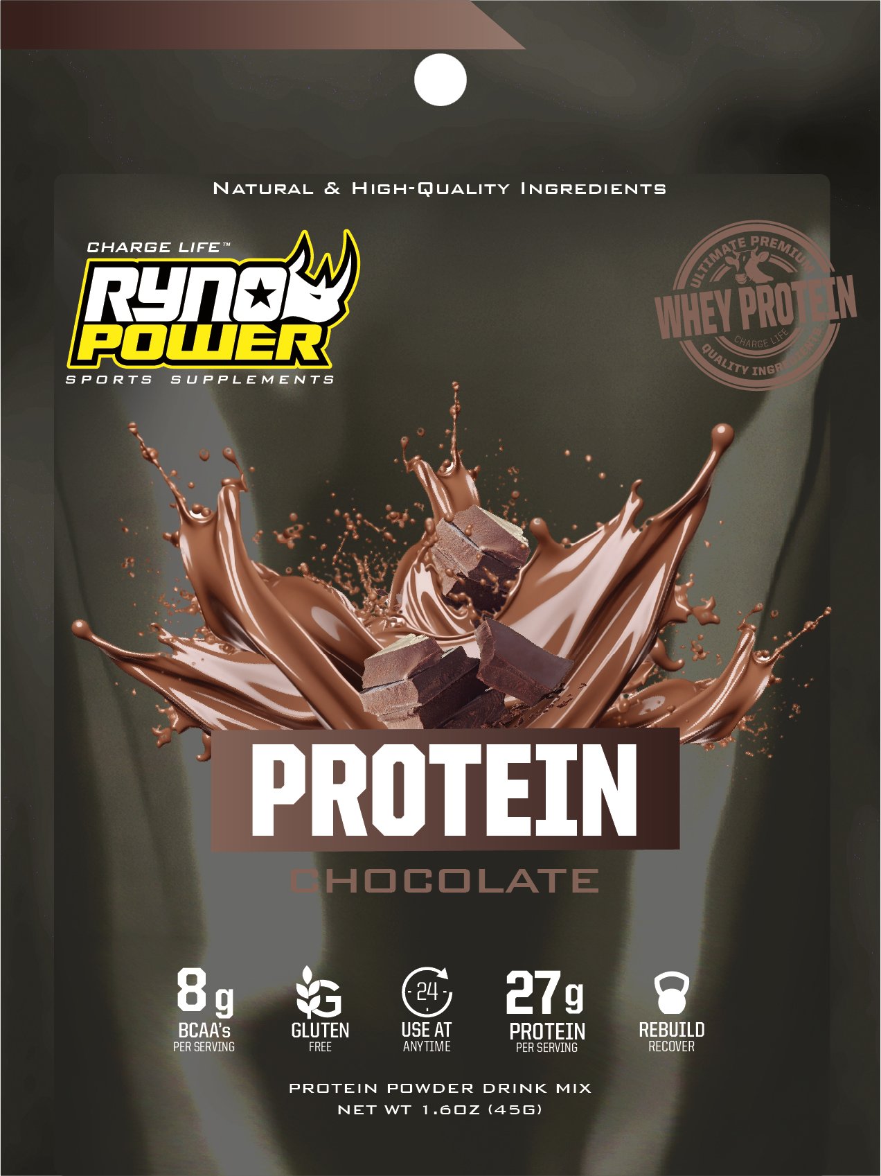 PROTEIN Premium Whey Chocolate Powder