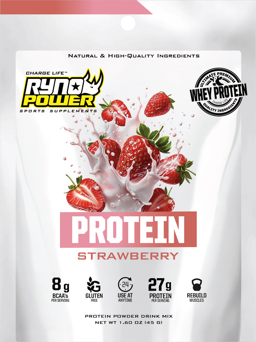 PROTEIN Premium Whey Strawberry Powder