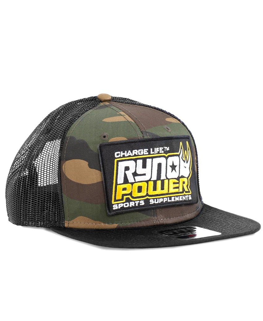 Camo Mesh Snapback Hat