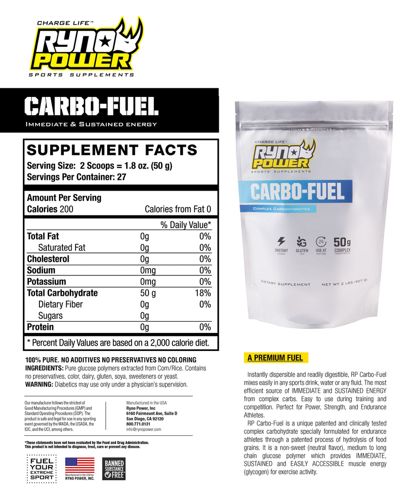 CARBO-FUEL Stimulant-Free Drink Mix